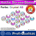 Hotfix Strass-Steine SS34 Crystal AB in koreanischer Profi-Qualität