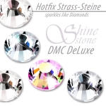 ShineStone DeLuxe Hotfix Strass-Steine SS10 Crystal AB zum Aufbügeln