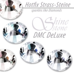 ShineStone DeLuxe Hotfix Strass-Steine SS30 Crystal zum Aufbügeln