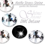 ShineStone DeLuxe Hotfix Strass-Steine SS6 Jet zum Aufbügeln