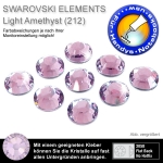 Swarovski® Kristalle 2058 KEIN Hotfix, SS10 Light Amethyst (Strass-Steine)