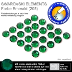 Swarovski 2058 XILION, SS5 Emerald Strasssteine zum Aufkleben