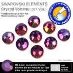 Swarovski 2058 XILION, SS7 Crystal Volcano Strasssteine zum Aufkleben