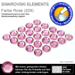 SWAROVSKI ELEMENTS 2058 XILION, SS7 Rose (Strass-Steine) zum Aufkleben
