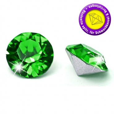 Swarovski® Kristalle 1088 XIRIUS Chatons, SS19 Fern Green (Strass-Steine zum Einkleben)