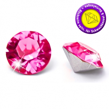 Swarovski® Kristalle 1088 XIRIUS Chatons, SS19 Fuchsia (Strass-Steine zum Einkleben)