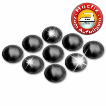 Swarovski 2080 Cabochon Hotfix SS16 Jet Hematite zum aufbügeln