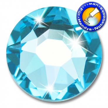 Swarovski® Kristalle 2088 XIRIUS, SS12 Aquamarine (Strass-Steine)
