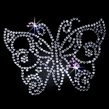 Strass Bügelmotiv "Schmetterling"