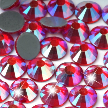 ShineStone DeLuxe Hotfix Strass-Steine SS30 Light Siam AB zum Aufbügeln