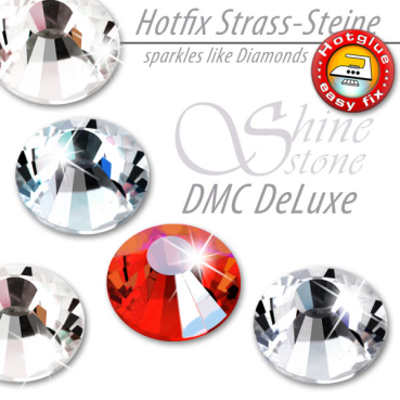 DMC ShineStone DeLuxe Hotfix Strass-Steine, SS10 Farbe Orange AB (Hyazinth AB)