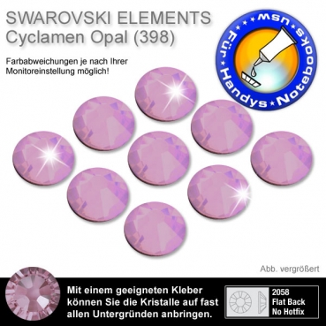^Swarovski 2058 SS16 Cyclamen Opal Strasssteine zum Aufkleben
