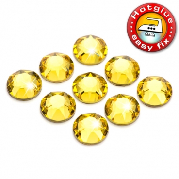 SWAROVSKI ELEMENTS Hotfix SS16 Light Topaz Strass-Steine zum Aufbügeln