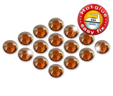 Swarovski 2038 XILION Hotfix, SS8 Smoked Topaz Strasssteine zum Aufbügeln