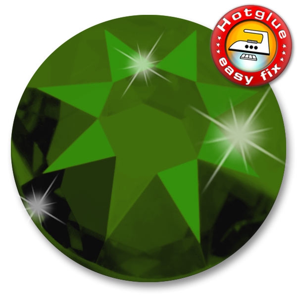 SWAROVSKI 2078 XIRIUS Hotfix SS16 Olivine Strasssteine zum Aufbügeln