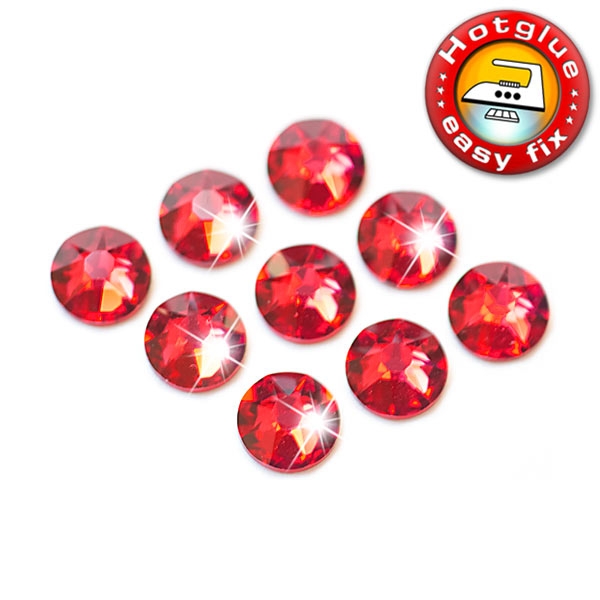 Swarovski 2078 Hotfix SS34 Scarlet Strasssteine zum Aufbügeln