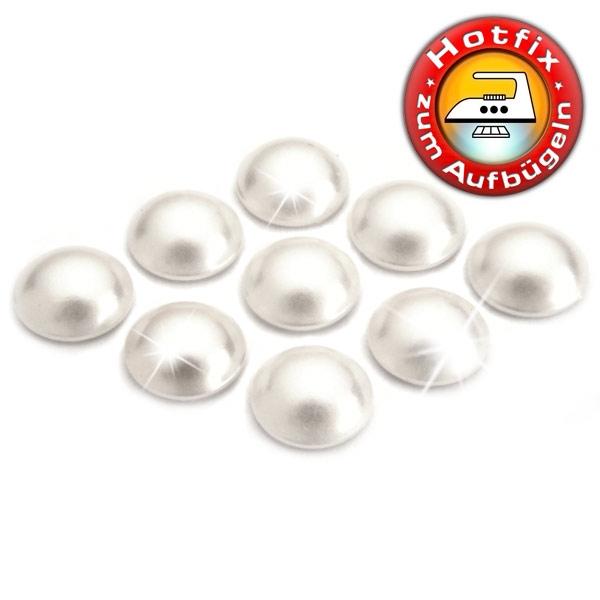 Swarovski 2080 Cabochon Hotfix SS16 Crystal Cream Pearl zum aufbügeln