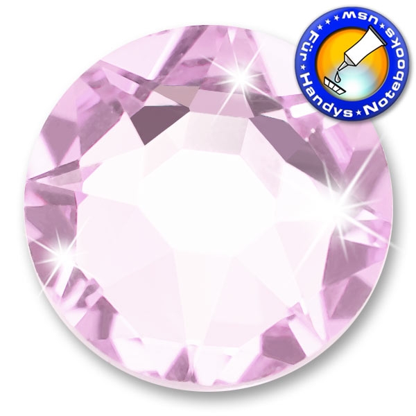 Swarovski 2088 XIRIUS SS20 Light Amethyst Strasssteine zum Aufkleben
