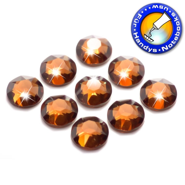 Swarovski 2088 SS30 Smoked Topaz (Braun) Strasssteine zum Aufkleben