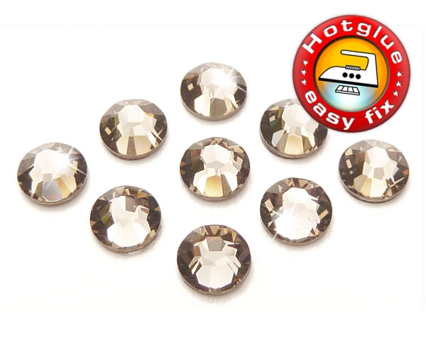 Swarovski 2038 Hotfix SS6 Black Diamond Strasssteine zum Aufbügeln