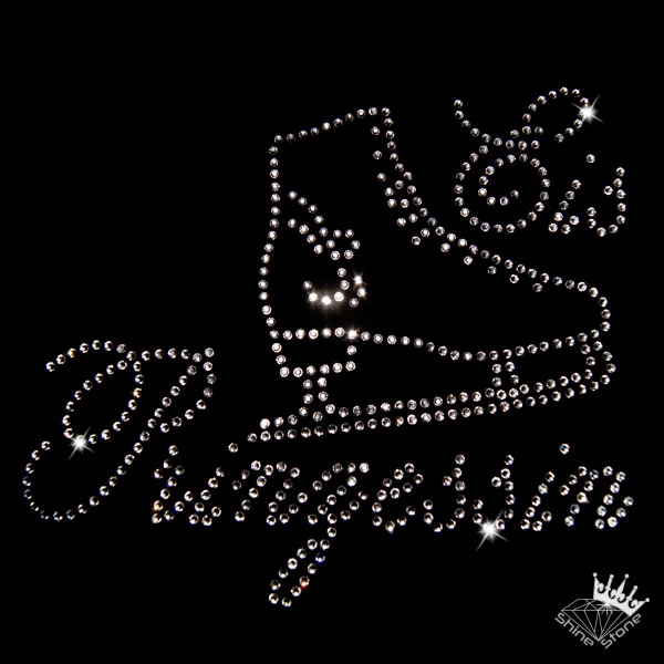 Strass-Bügelbild Eisprinzessin 160mm