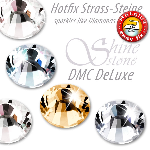 ShineStone DeLuxe Hotfix Strass-Steine SS20 Golden Shadow zum Aufbügeln
