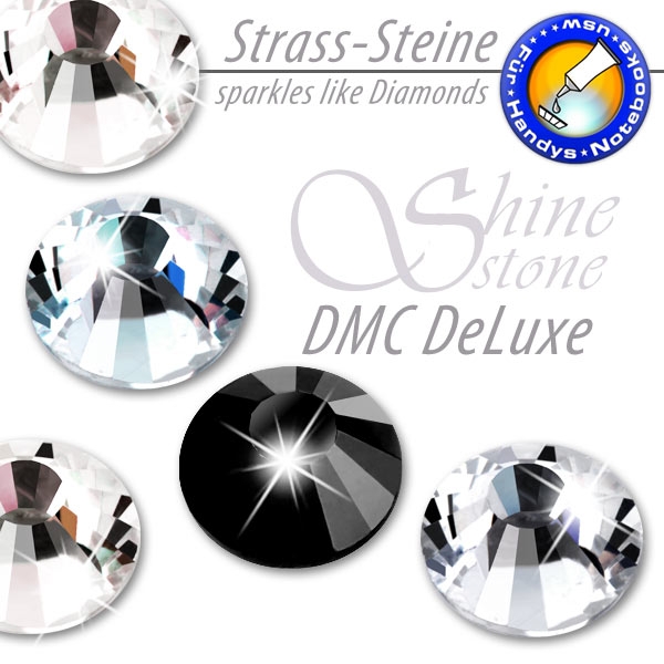 ShineStone DeLuxe DMC Strass-Steine SS12 silbergrau