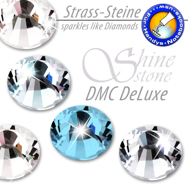 ShineStone DeLuxe DMC Strass-Steine SS3 Blau