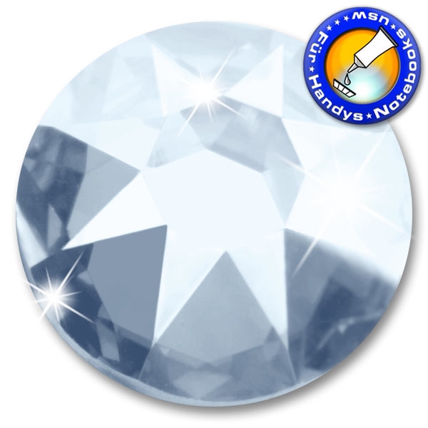 Swarovski 2088 SS12 Crystal Blue Shade Strasssteine zum Aufkleben