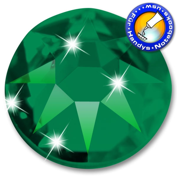 Swarovski 2088 SS20 Emerald Strasssteine zum Aufkleben