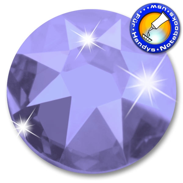 Swarovski 2088 XIRIUS SS12 Tanzanite Strasssteine zum Aufkleben