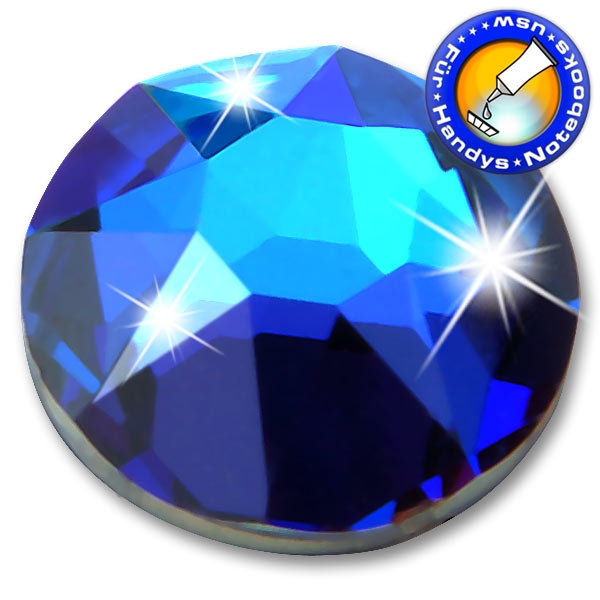 Swarovski 2088 XIRIUS SS30 Crystal Meridian Blue Strasssteine zum Aufkleben
