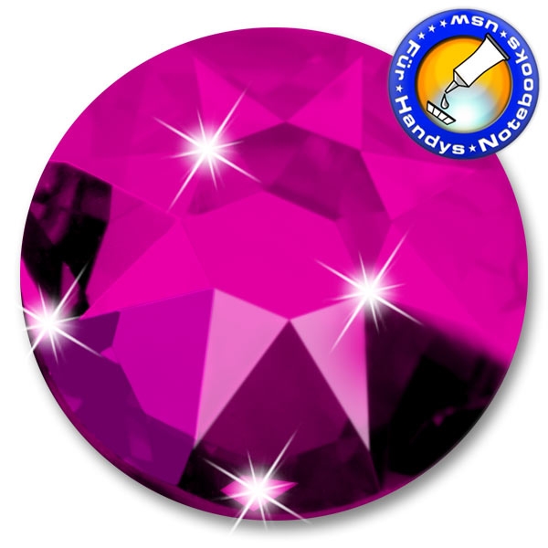 Swarovski 2088 SS34 Fuchsia Strasssteine zum Aufkleben
