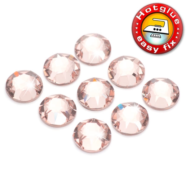 SWAROVSKI 2078 XIRIUS Hotfix SS16 Light Silk Strasssteine zum Aufbügeln