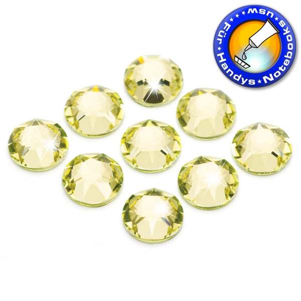 Swarovski 2088 XIRIUS SS16 Jonquil Strasssteine zum Aufkleben