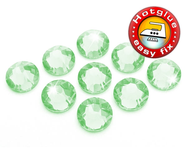 Swarovski 2038 Hotfix SS6 Chrysolite Strasssteine zum Aufbügeln