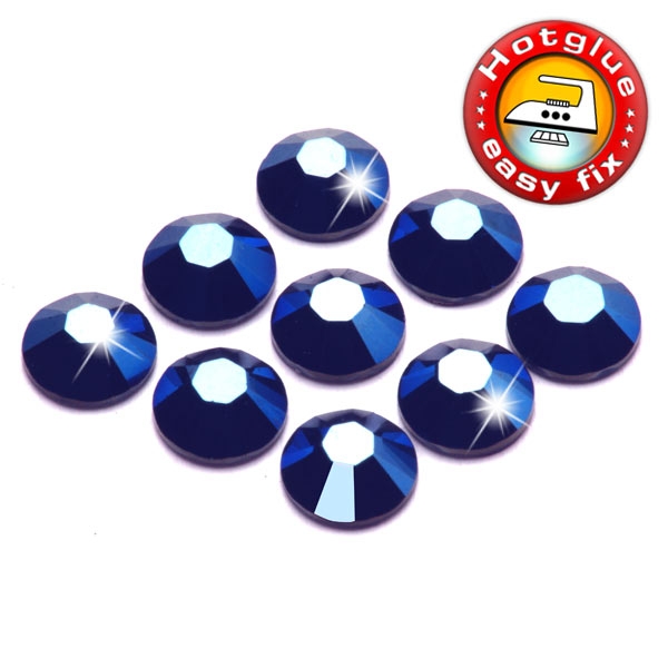 Swarovski 2038 Hotfix, SS10 Crystal Metallic Blue Strasssteine zum Aufbügeln