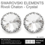 Swarovski® Kristalle Rivoli Chaton 1122, SS39 Crystal