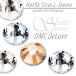ShineStone DeLuxe Hotfix Strass-Steine SS16 Topaz AB zum Aufbügeln