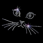 Strass Bügelmotiv "Katzengesicht"