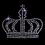Strass Bügelmotiv "Krone"