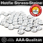 Hotfix Strass-Steine, SS6, Kristall, in AAA-Qualität