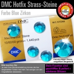 DMC Hotfix Strass-Steine SS20, Zirkonblau (Blue Zircon)