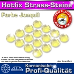 ShineStone 2cut Hotfix Strass-Steine SS6 Jonquil - Profi-Qualität