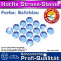 Shine Stone 2cut Hotfix Strass-Steine SS6 Safirblau (Sapphire) - Profi-Qualität