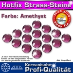 ShineStone 2cut Hotfix Strass-Steine SS16 Amethyst - Profi-Qualität
