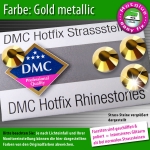 DMC Hotfix Strass-Steine SS16 Farbe Gold metallic