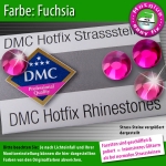 DMC Hotfix Strass-Steine SS10 Farbe Fuchsie