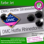 DMC Hotfix Strass-Steine SS10 Farbe Jet