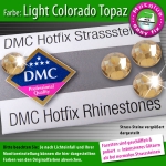 DMC Hotfix Strass-Steine SS16 Farbe Light Colorado Topaz (Hellbraun)